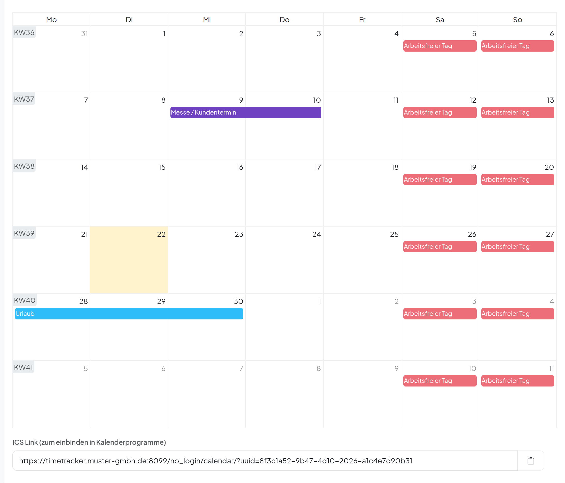 Screenshot: Schnittstellen & Betrieb · Integration & Hosting